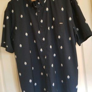 STAR WARS RSVLTS Millenium Falcon button up short sleeve shirt 2XL